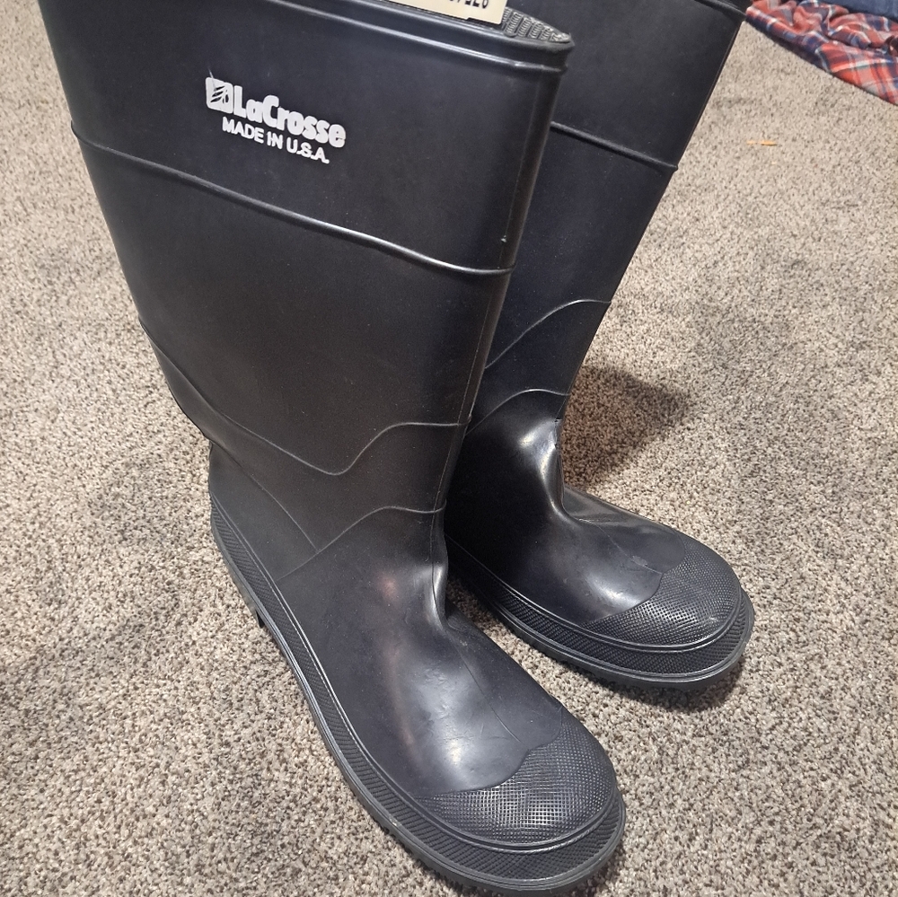 LaCrosse Black Waterproof Boots